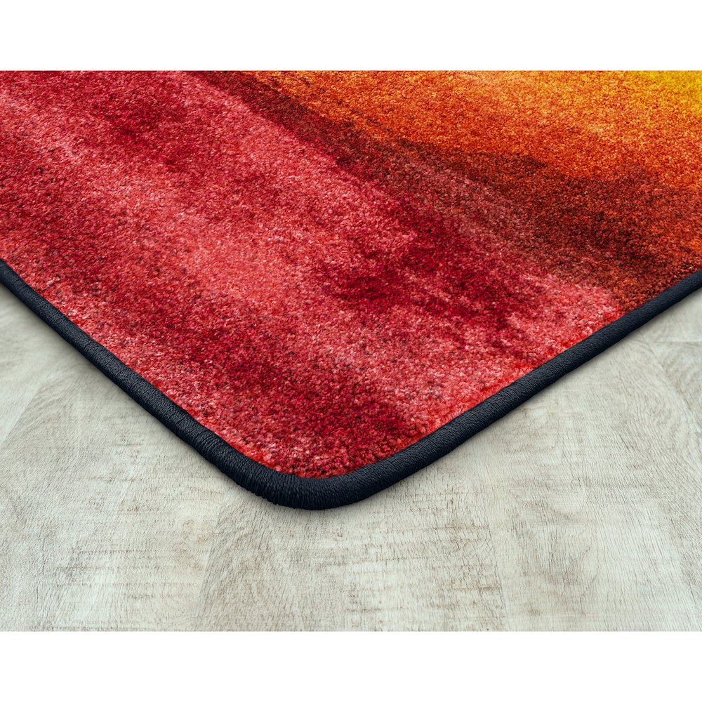 Kid Essentials Rainbow Magic 10'9" x 13'2" Area Rug in Color Rainbow. Picture 2