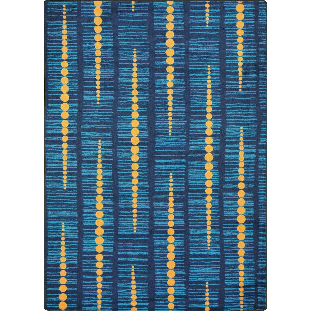 Kid Essentials Recoil 7'8" x 10'9" Area Rug in Color Blue. Picture 1