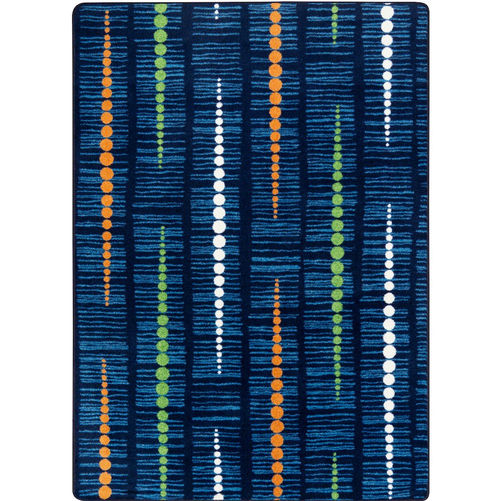 Kid Essentials Recoil 7'8" x 10'9" Area Rug in Color Citrus. Picture 1