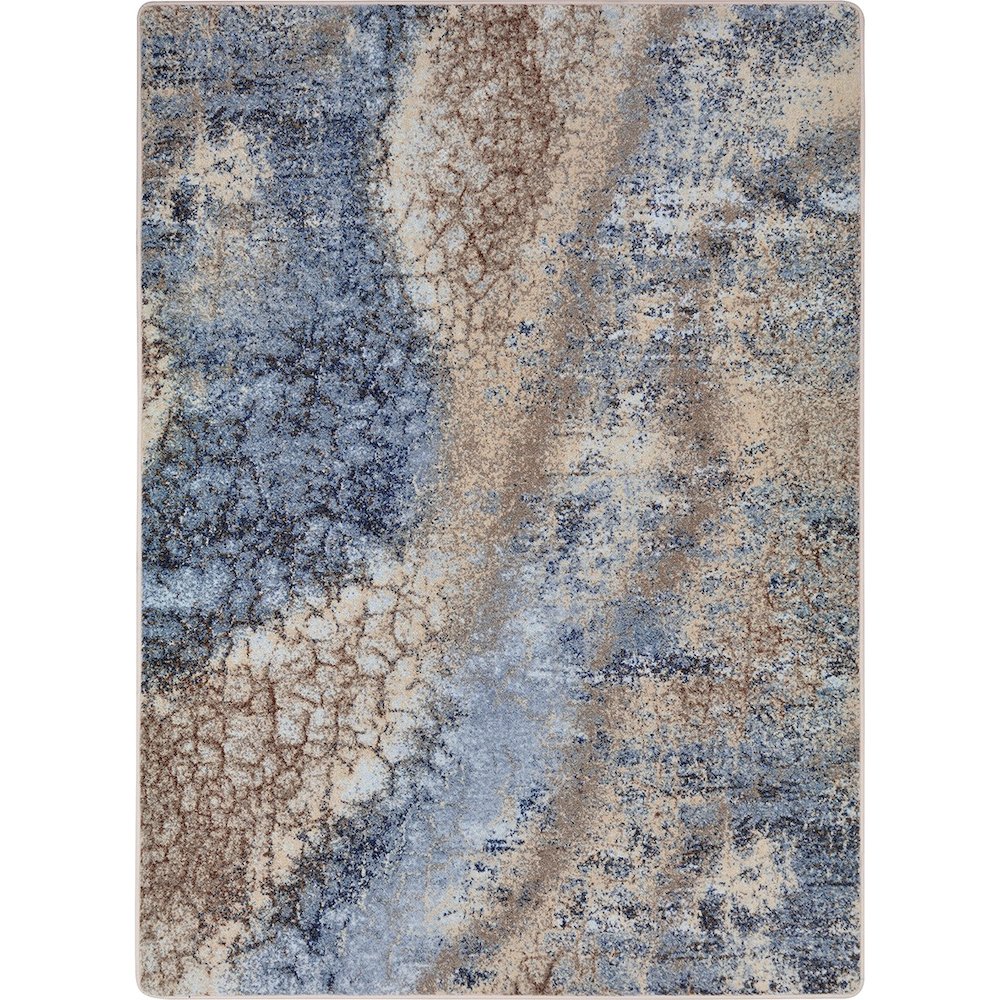 First Take River Run 7'8" x 10'9" Area Rug in Color Solitude. Picture 1