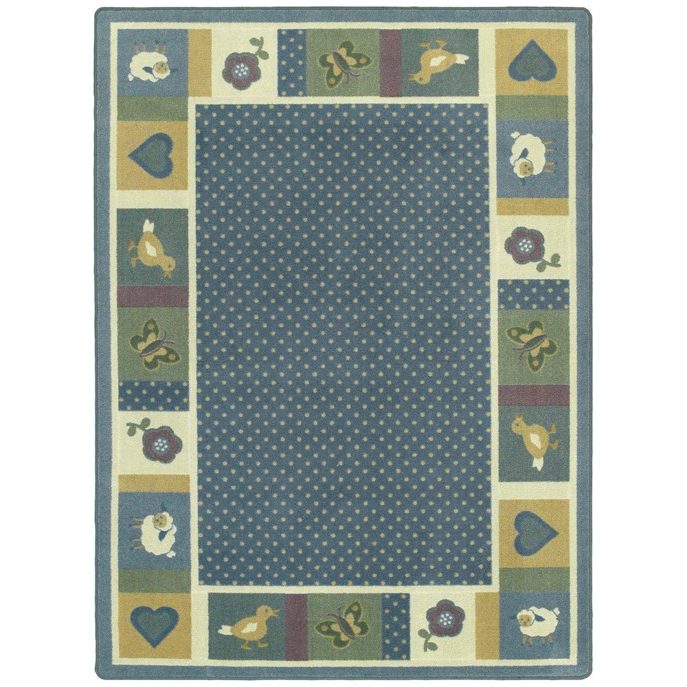Kid Essentials Seeing Spots 7'8" x 10'9" Area Rug in Color Soft. Picture 1