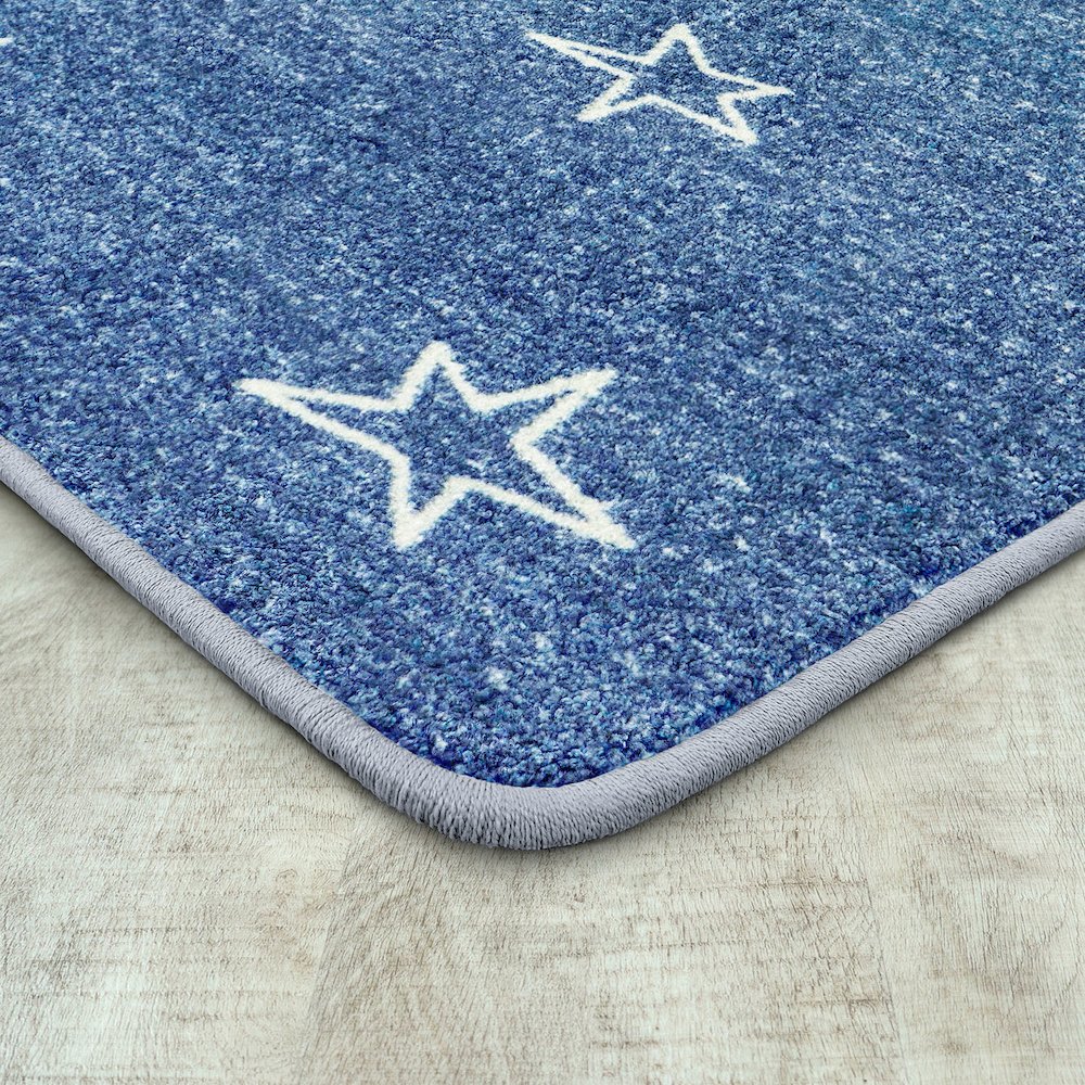 Claremont Kids Shine On 7'8" x 10'9" Area Rug in Color Blue Skies. Picture 2