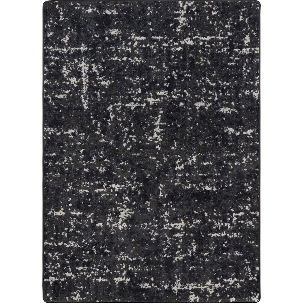 WorkSpace Stretched Thin 7'8" x 10'9" Area Rug in Color Onyx. Picture 1