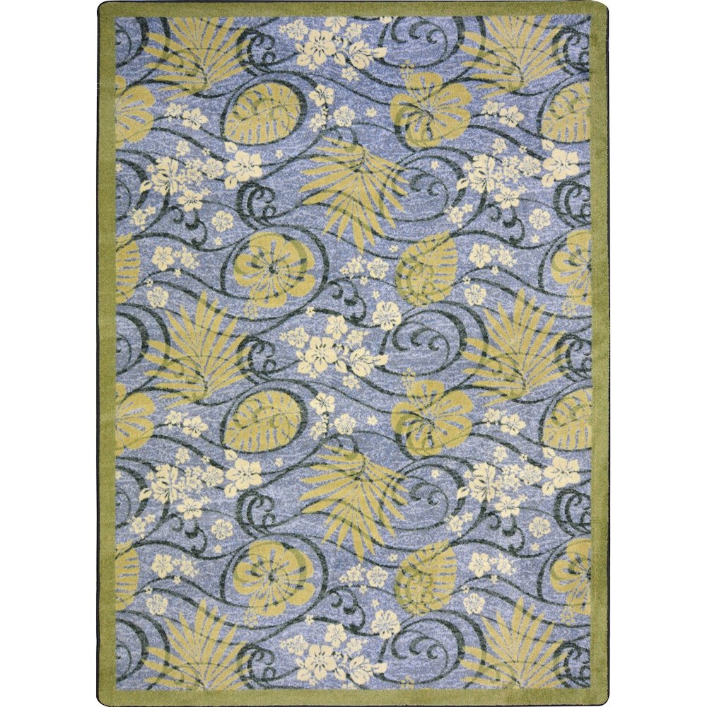 Kaleidoscope Trade Winds 7'8" x 10'9" Area Rug in Color Dusk. Picture 1