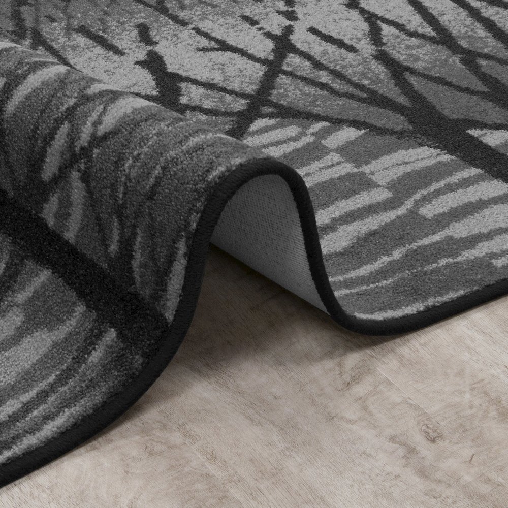 First Take Woodland Way 7'8" x 10'9" Area Rug in Color Fog. Picture 2