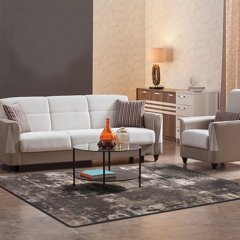 First Take A La Mode 10'9" x 13'2" Area Rug in Color Chocolate. Picture 3