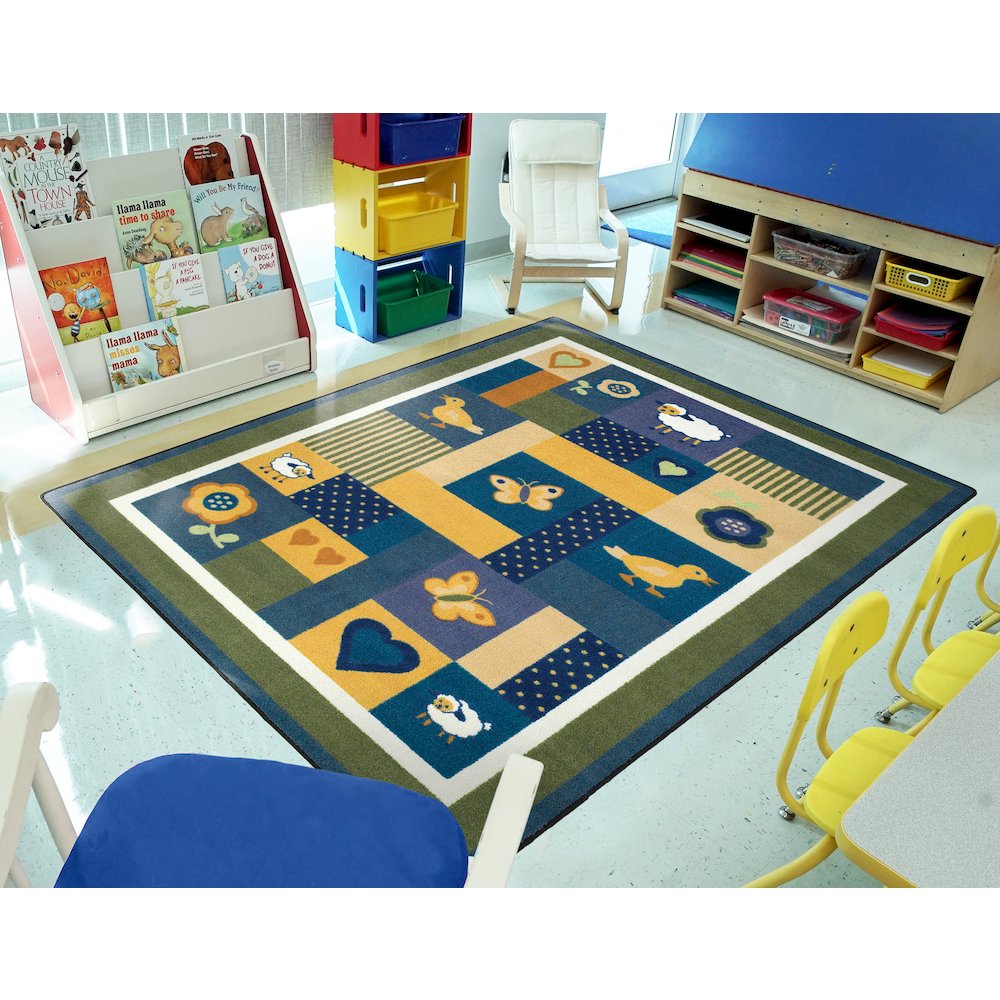 Kid Essentials Baby Love 10'9" x 13'2" Area Rug in Color Bold. Picture 3