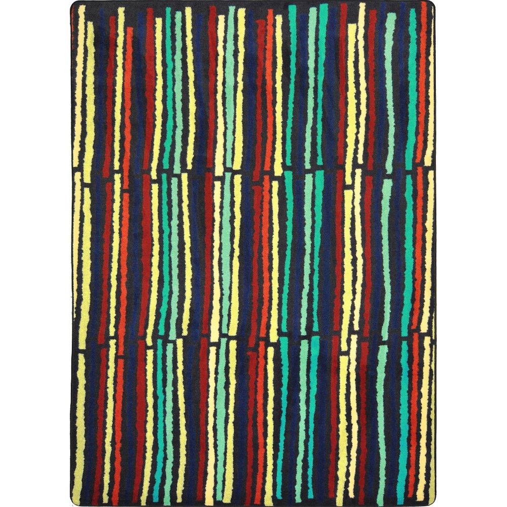 Kid Essentials Cascade 10'9" x 13'2" Area Rug in Color Multi. Picture 1