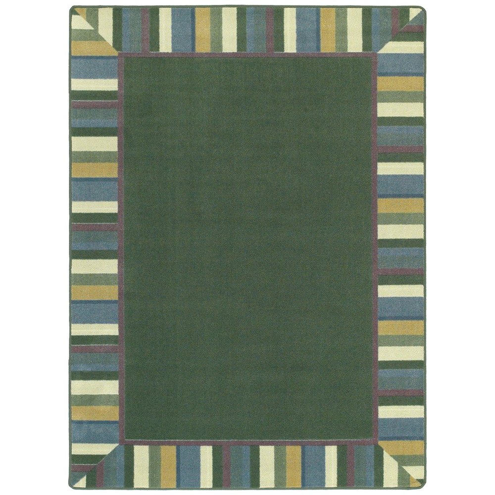 Kid Essentials Clean Green 10'9" x 13'2" Area Rug in Color Soft. Picture 1