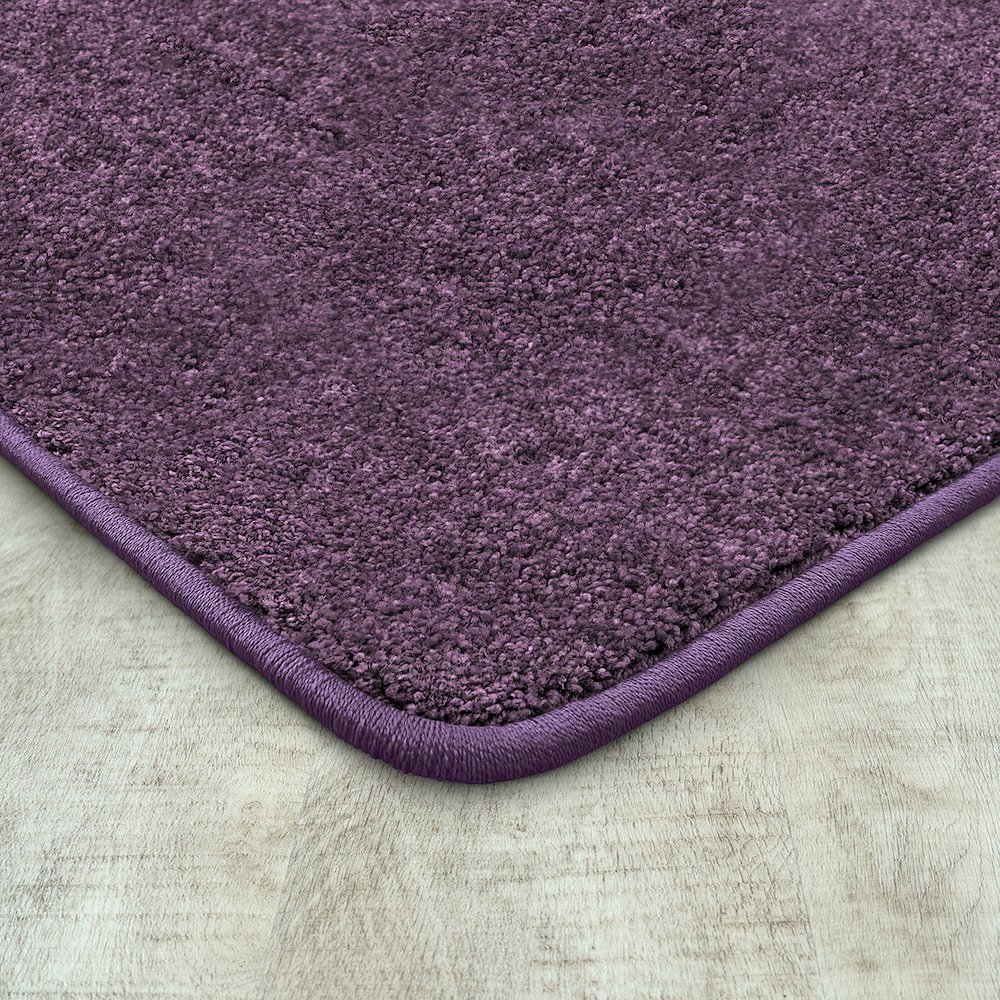 Kid Essentials Endurance 12' x 6' Area Rug in Color Purple. Picture 2