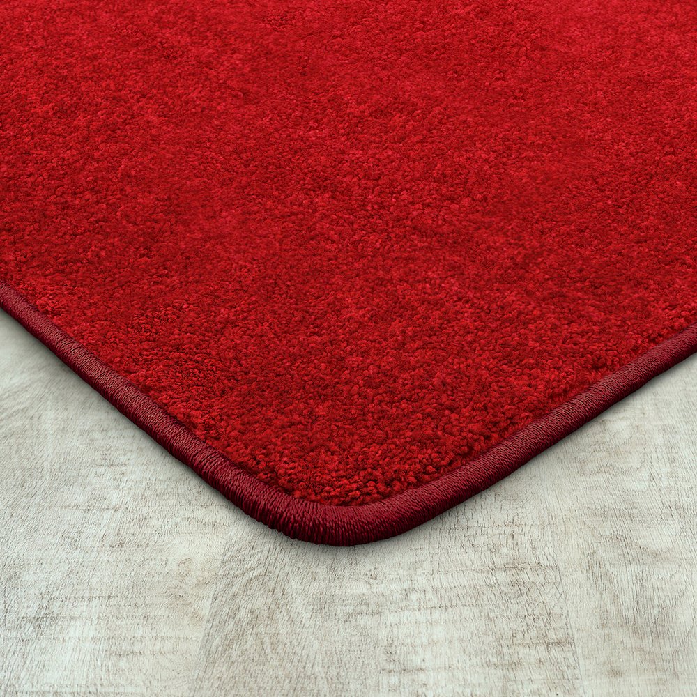 Kid Essentials Endurance 12' x 6' Area Rug in Color Red. Picture 2