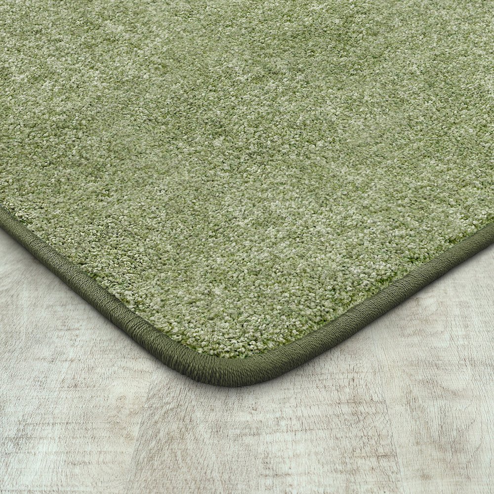 Kid Essentials Endurance 12' x 6' Area Rug in Color Sage. Picture 2