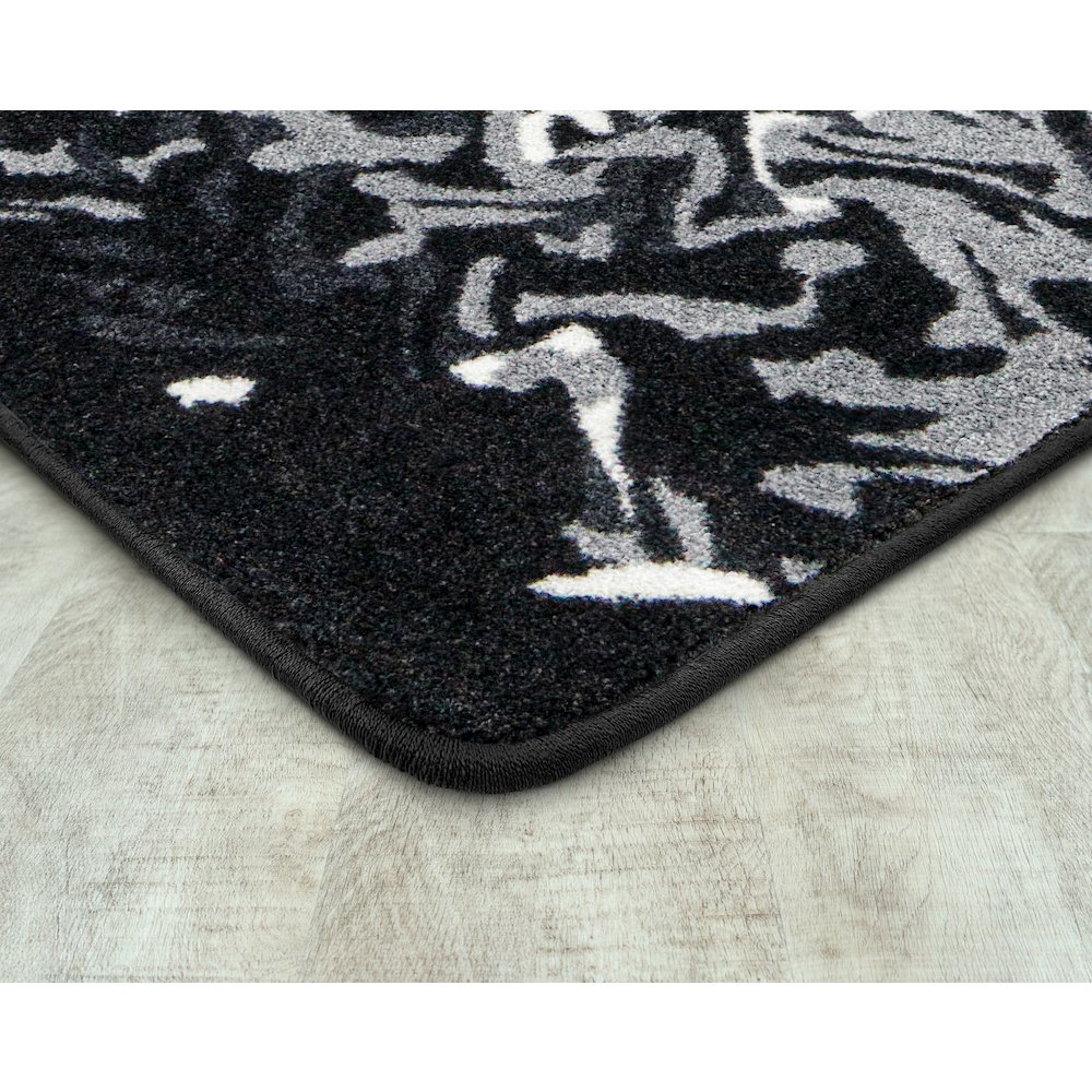 Kid Essentials Eruption 10'9" x 13'2" Area Rug in Color Arctic. Picture 2