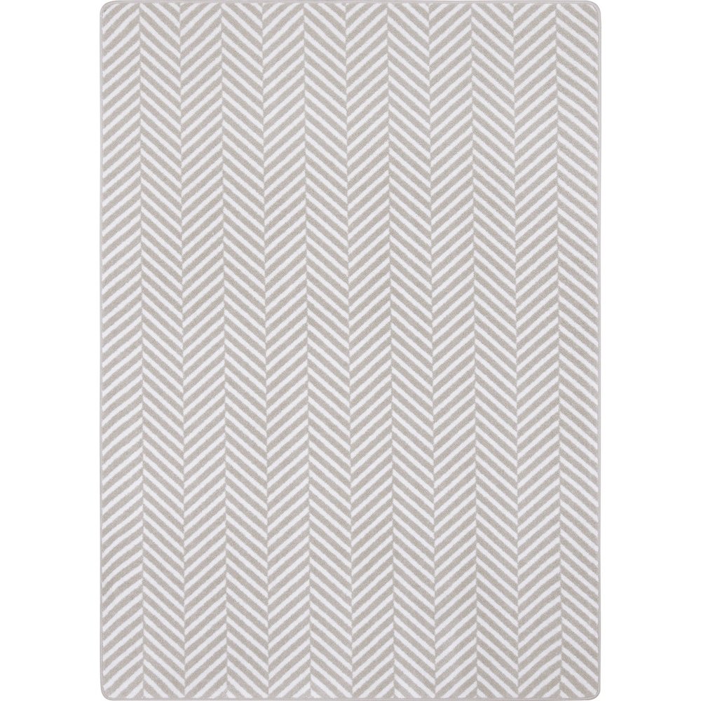 Impressions Favorite Retreat 10'9" x 13'2" Area Rug in Color Ivory. Picture 1