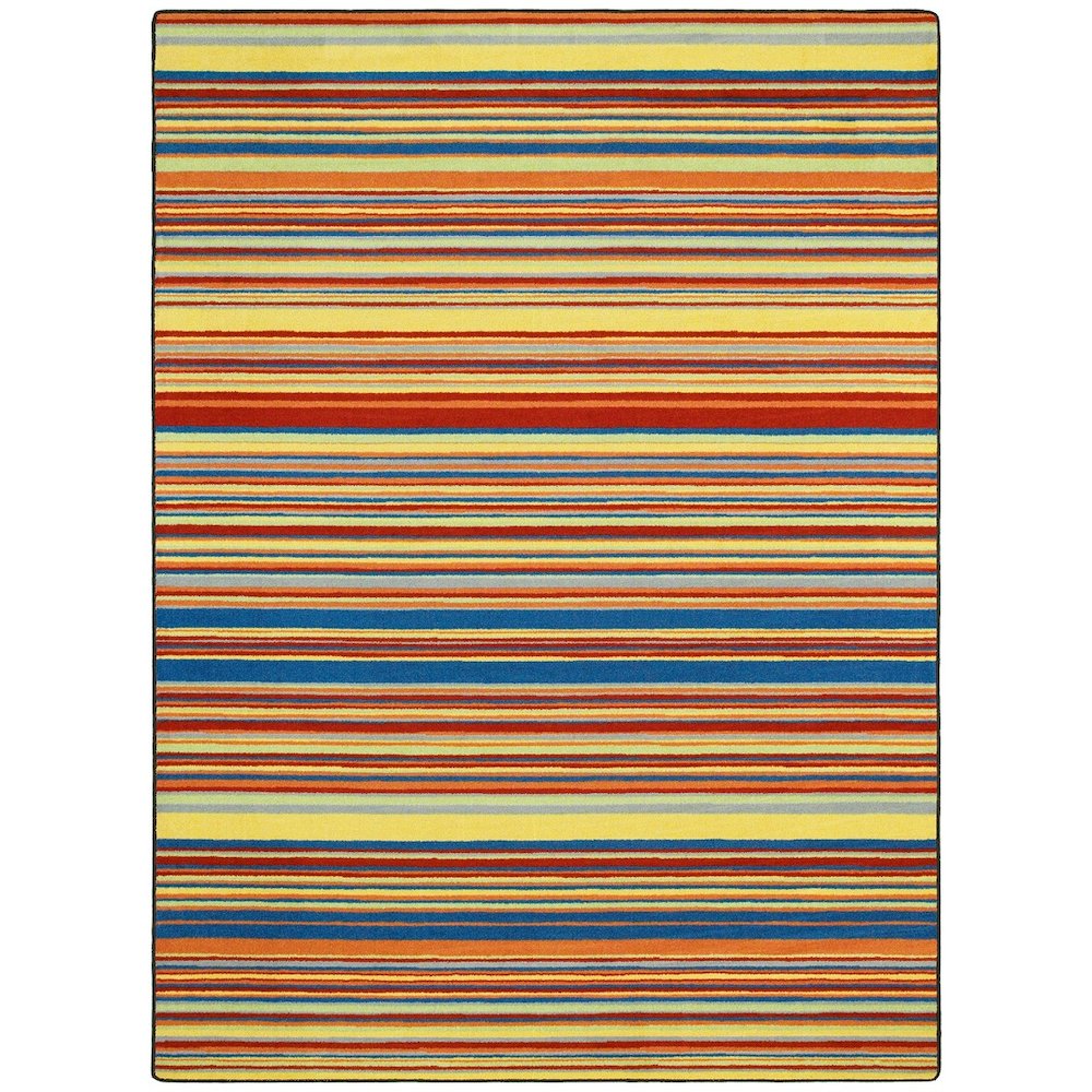 Kid Essentials Latitude 10'9" x 13'2" Area Rug in Color Aztec. Picture 1