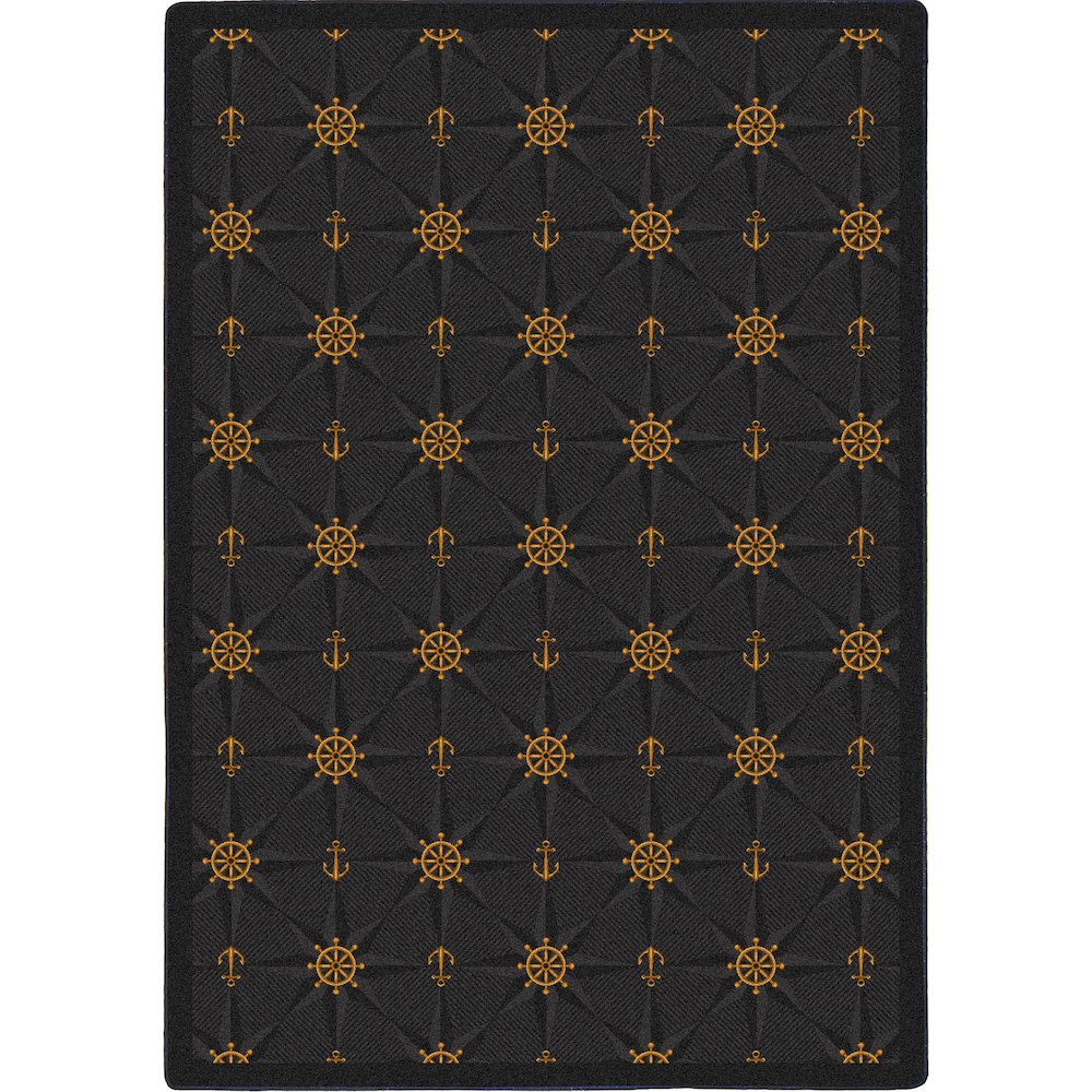 Kaleidoscope Mariner's Tale 10'9" x 13'2" Area Rug in Color Onyx. Picture 1