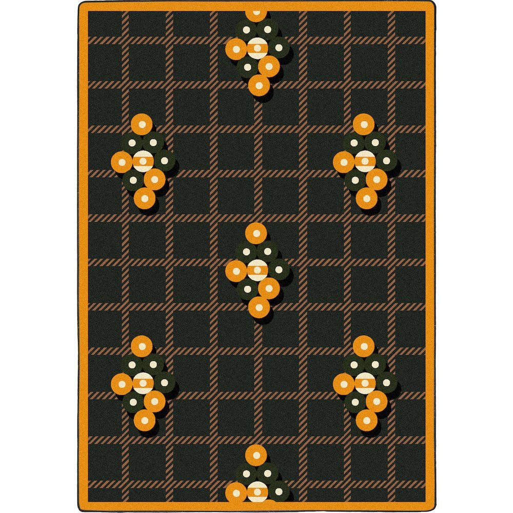 Games People Play Nine Ball 10'9" x 13'2" Area Rug in Color Green. Picture 1