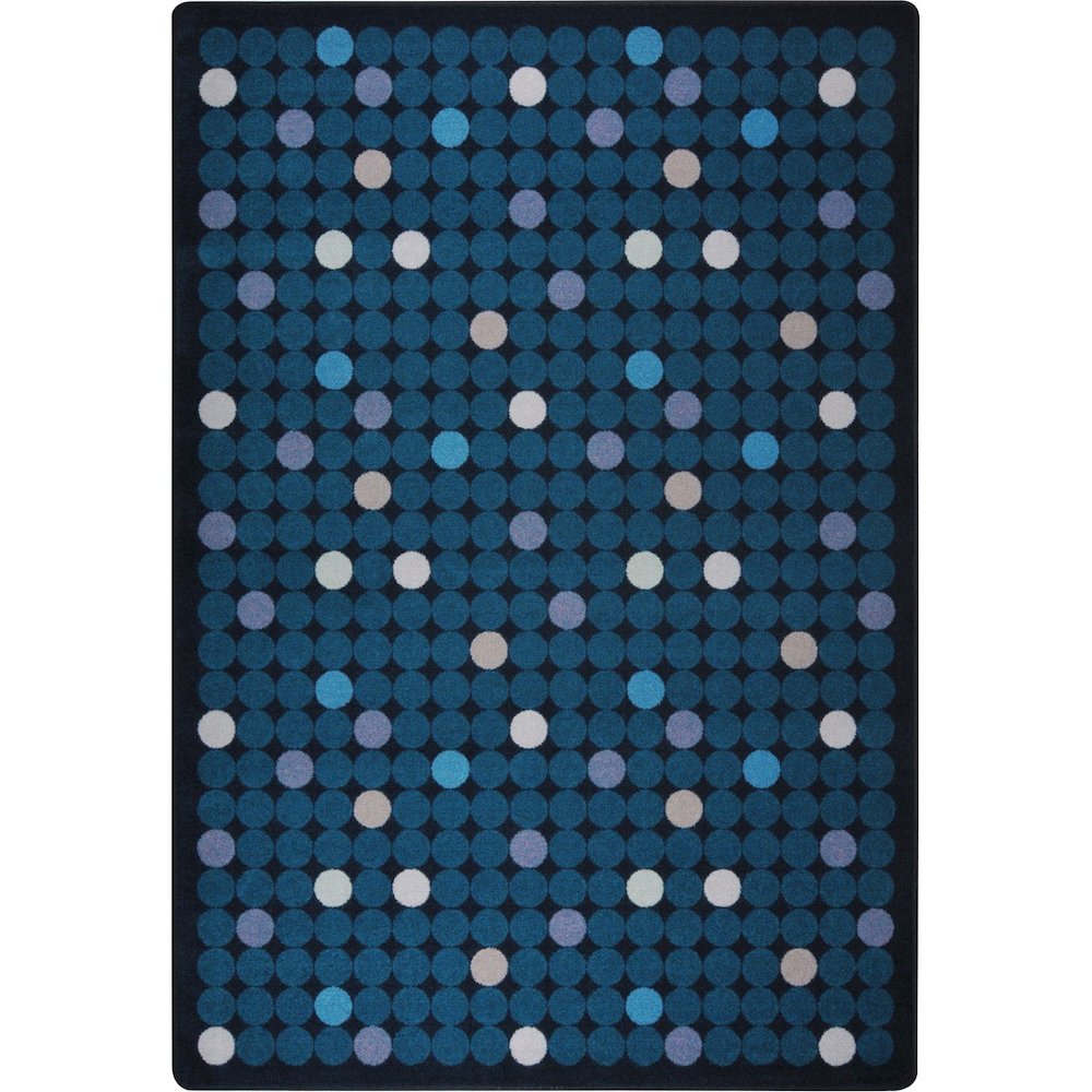 Playful Patterns Spot On 10'9" x 13'2" Area Rug in Color Seaside. Picture 1