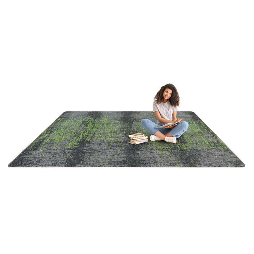 Kid Essentials Surface Tension 10'9" x 13'2" Area Rug in Color Meadow. Picture 5