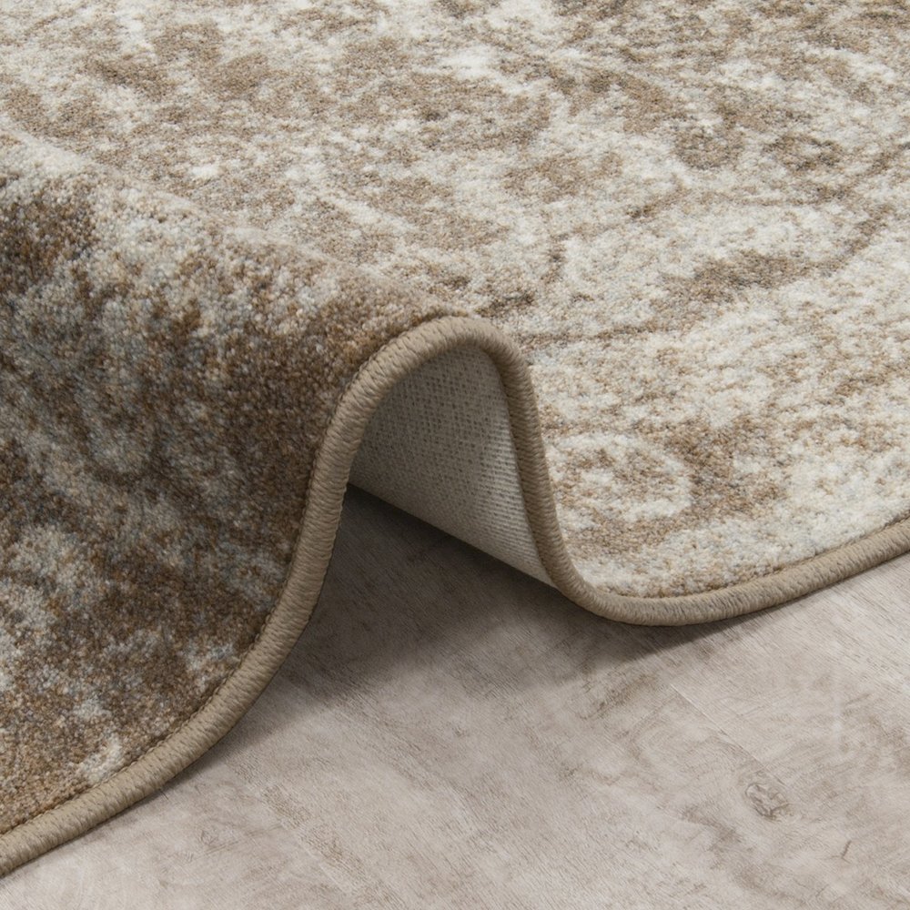 First Take Thinly Veiled 10'9" x 13'2" Area Rug in Color Antique Taupe. Picture 2