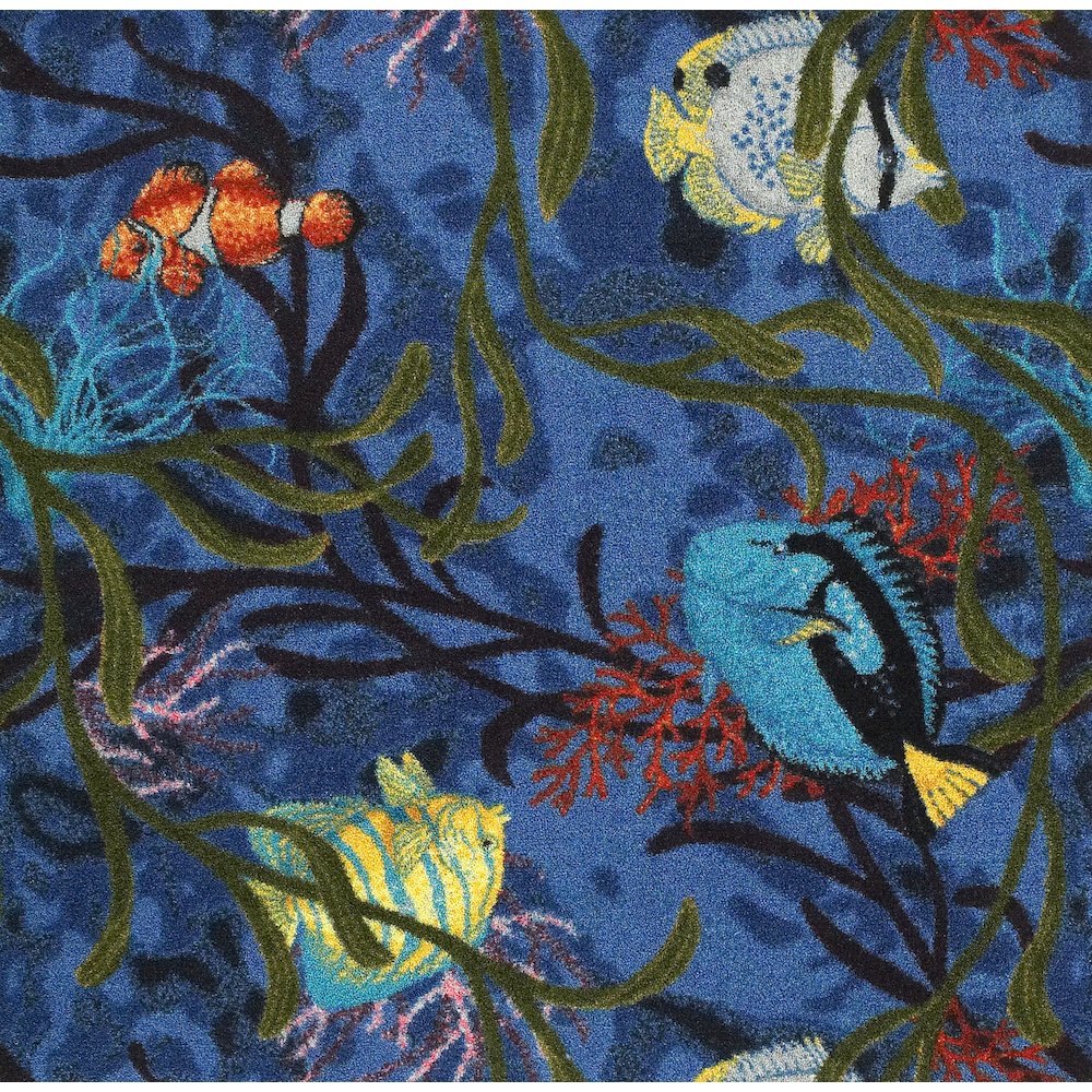 Kaleidoscope Under the Sea 10'9" x 13'2" Area Rug in Color Multi. Picture 2