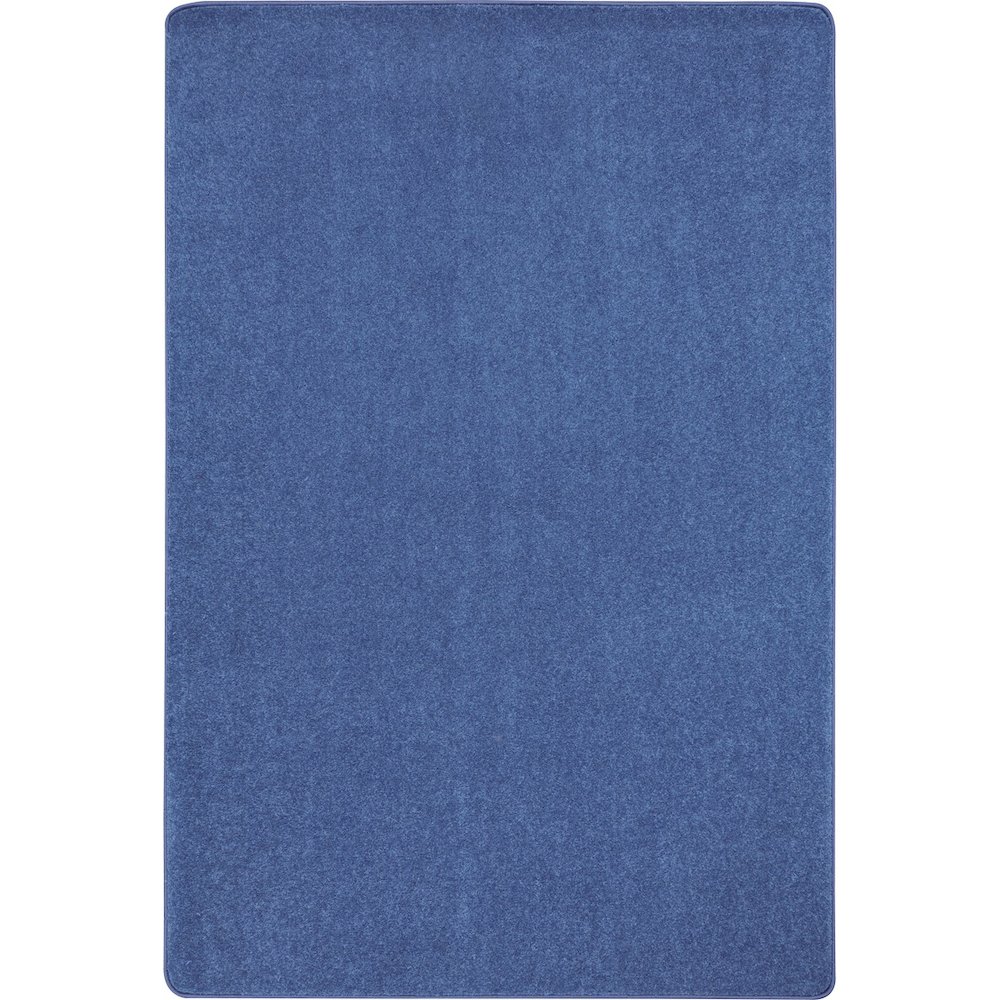 Kid Essentials Just Kidding 12' x 15' Area Rug in Color Cobalt Blue. Picture 1