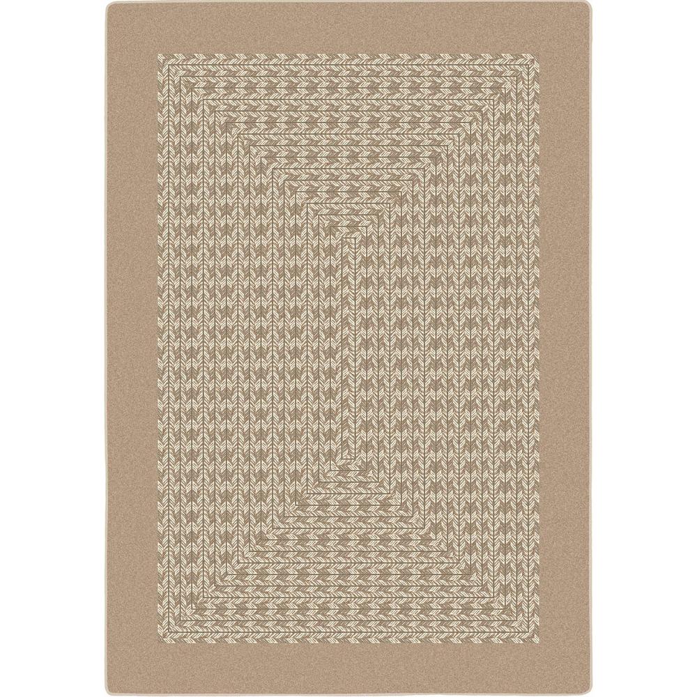 Joy Carpet Like Home Beige 7'8" x 10'9". Picture 1