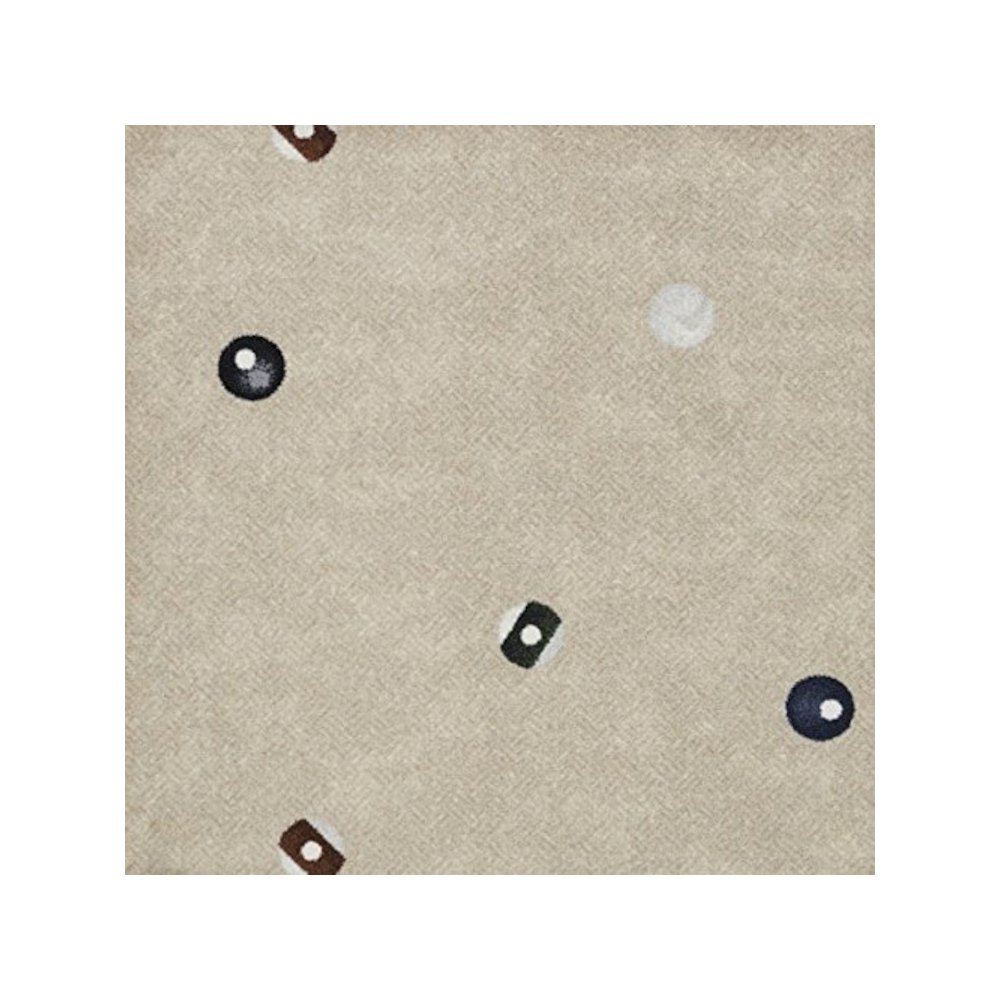 Games People Play Open Table 5'4" x 7'8" Area Rug in Color Beige. Picture 1