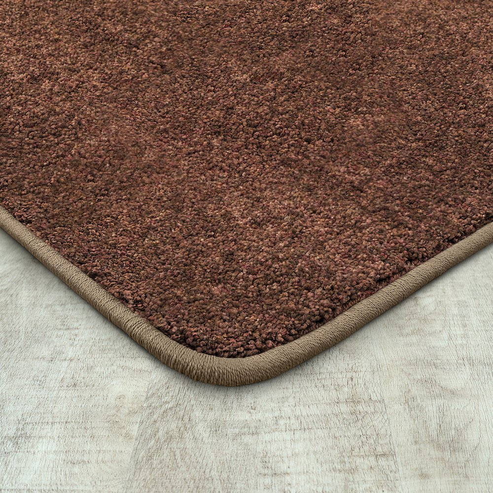 Kid Essentials Endurance 12' x 12' Area Rug in Color Brown. Picture 2