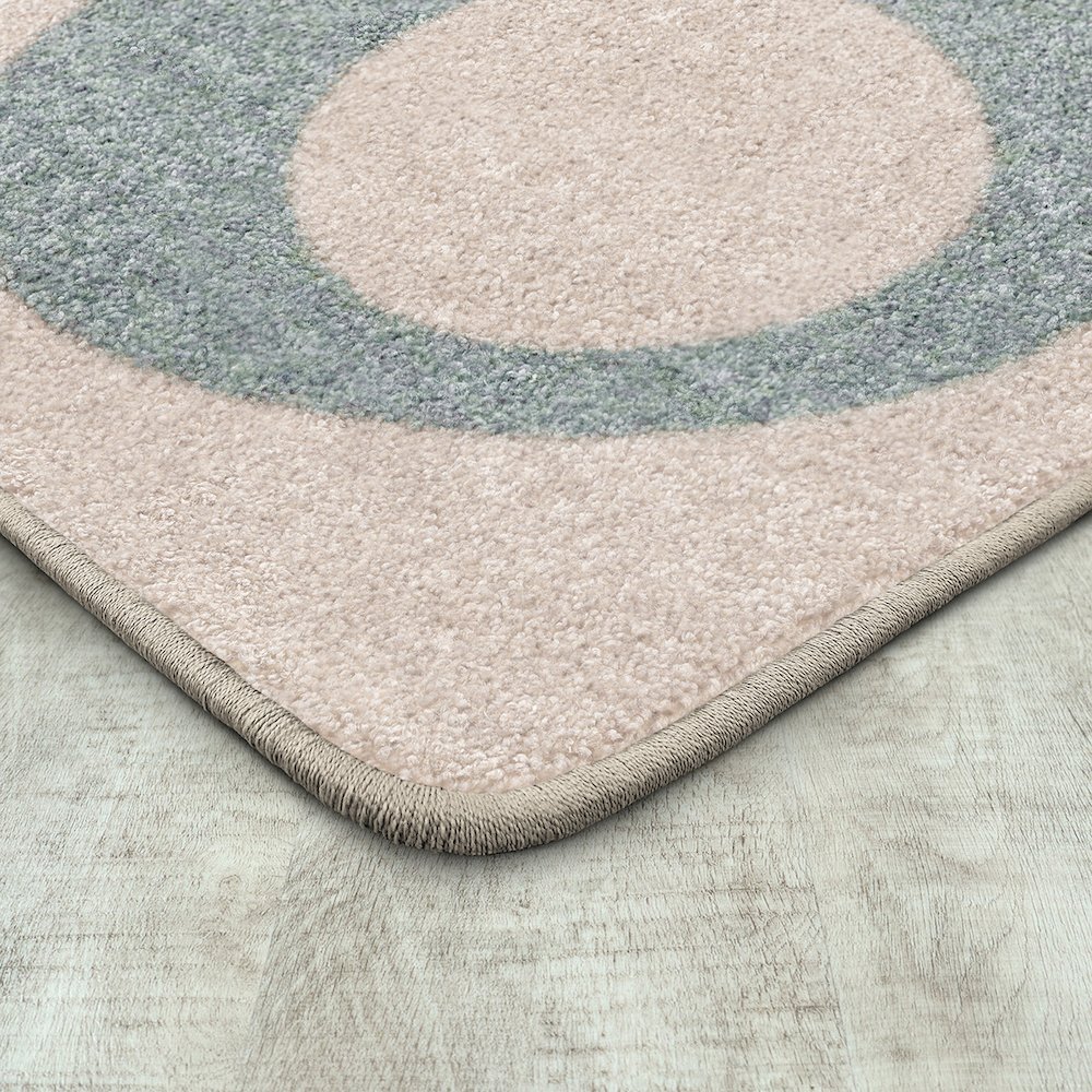 All Together Now 5'4" x 7'8" Area Rug in Color Beige. Picture 2