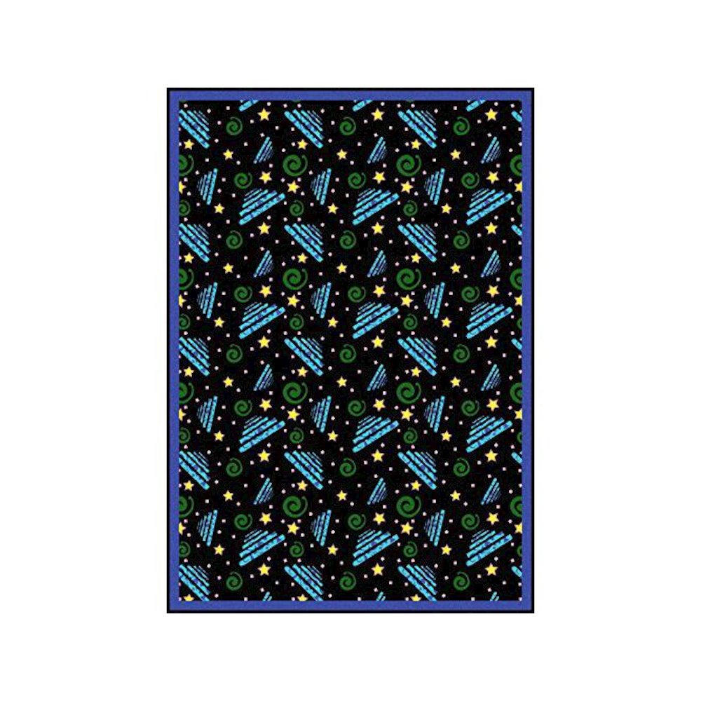 Kaleidoscope Pogo 10'9" x 13'2" Area Rug in Color Multi. Picture 1