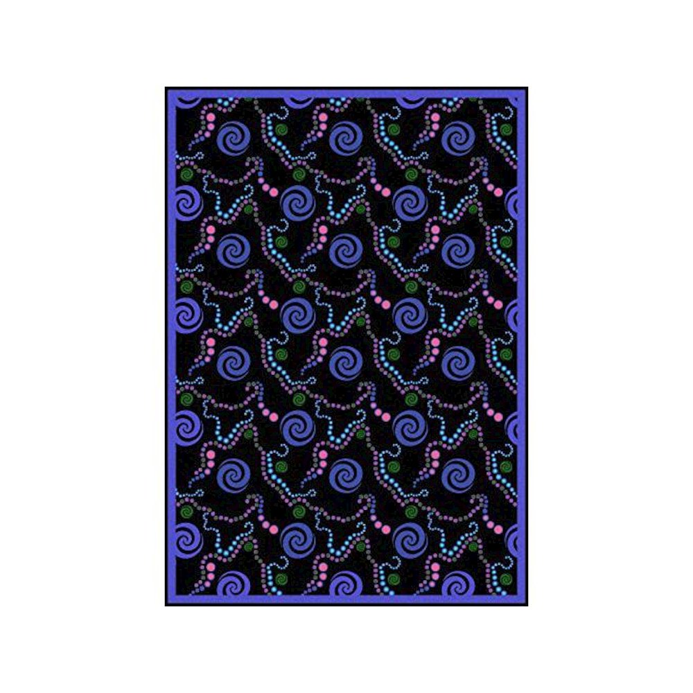 Kaleidoscope Pop Beads 10'9" x 13'2" Area Rug in Color Multi. Picture 1