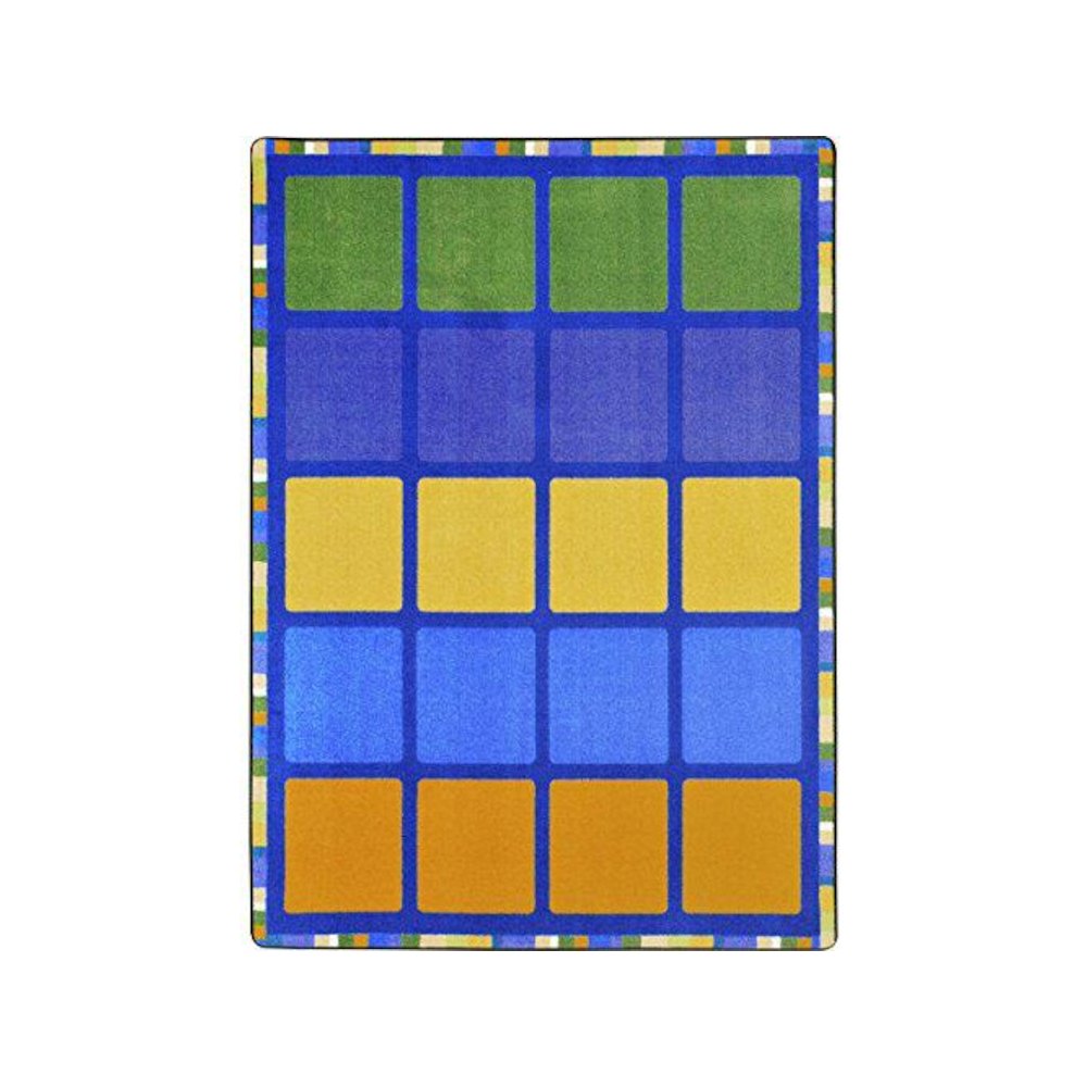 Kid Essentials Rowing 10'9" x 13'2" Area Rug in Color Multi. Picture 1