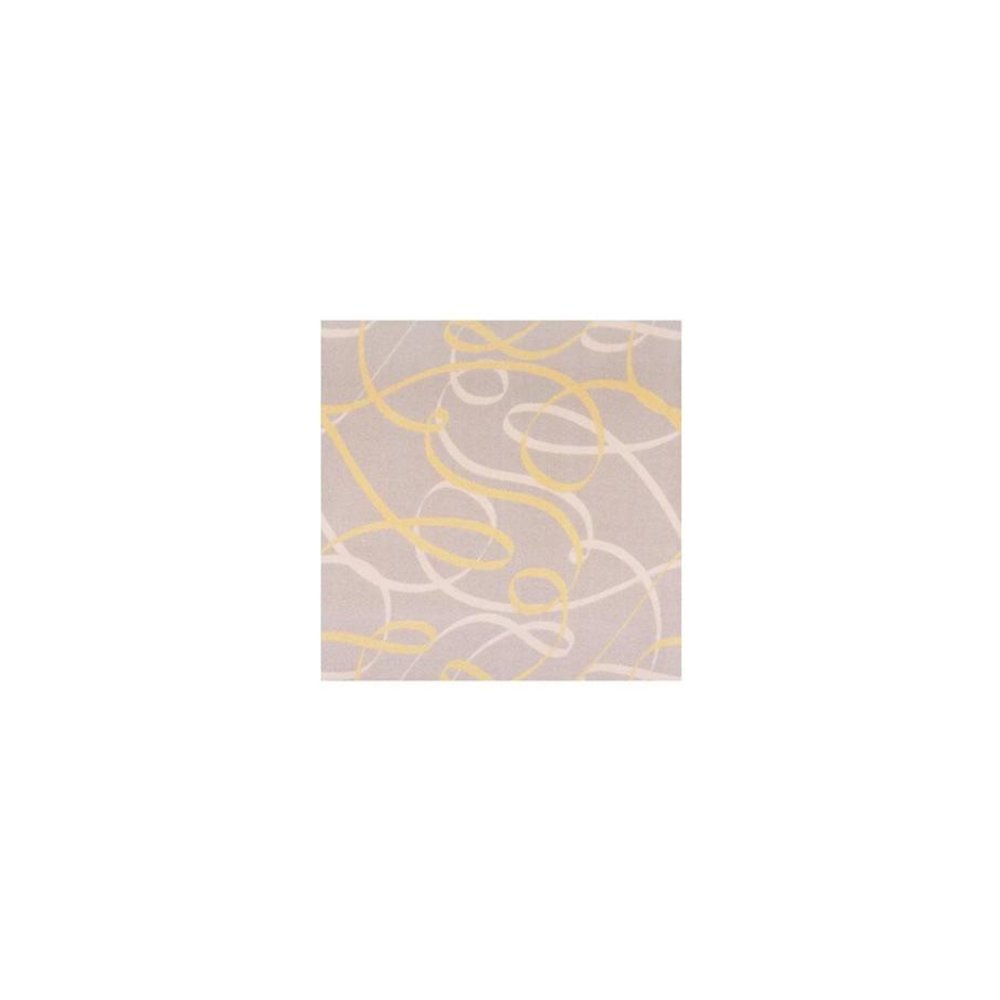 Playful Patterns Ribbons 10'9" x 13'2" Area Rug in Color Yellow. Picture 1