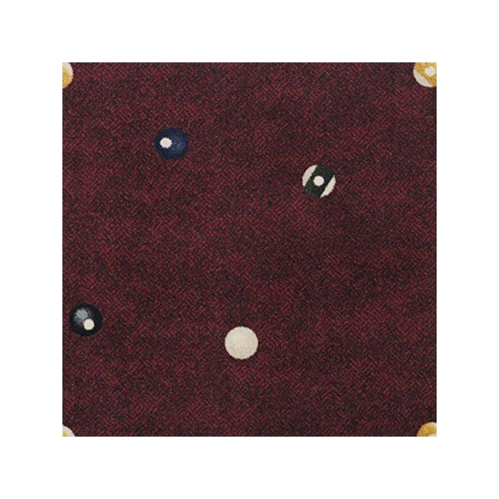 Games People Play Open Table 3'10" x 5'4" Area Rug in Color Burgundy. Picture 1