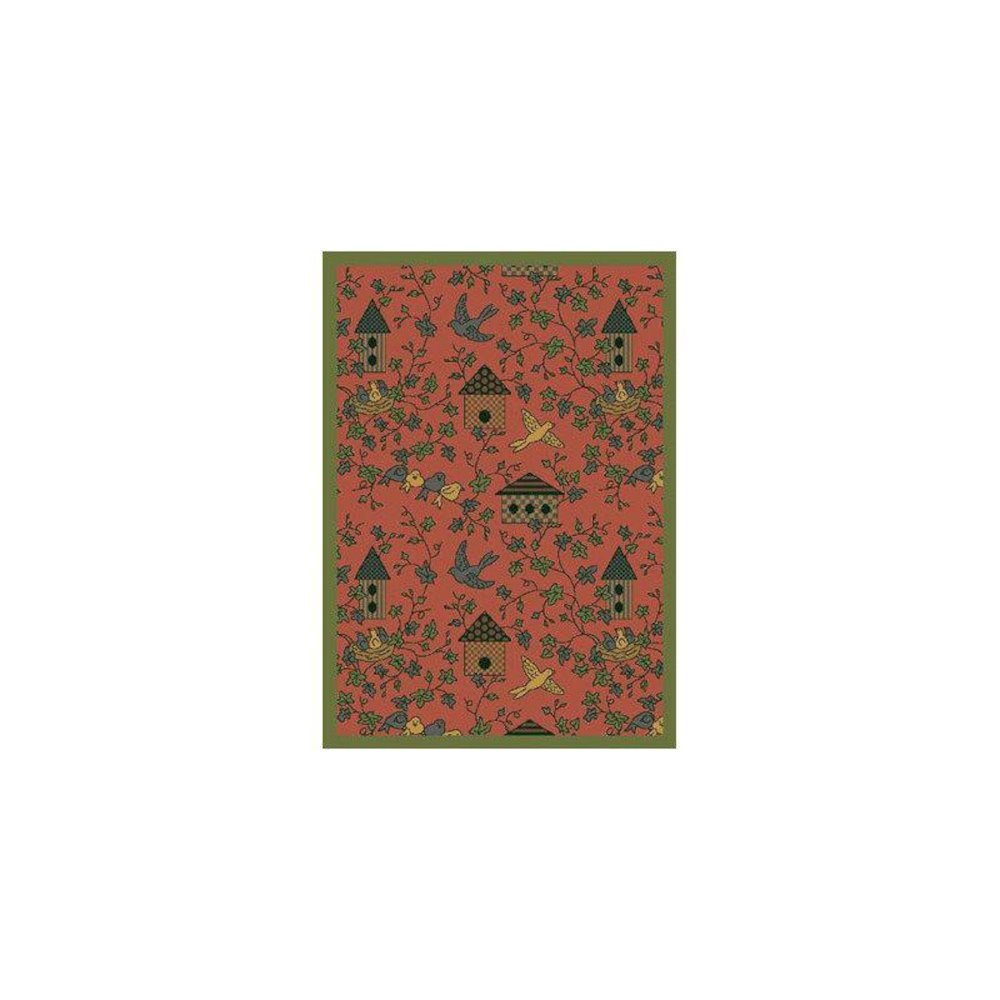 Kaleidoscope Sweet Tweet 3'10" x 5'4" Area Rug in Color Rose. Picture 1