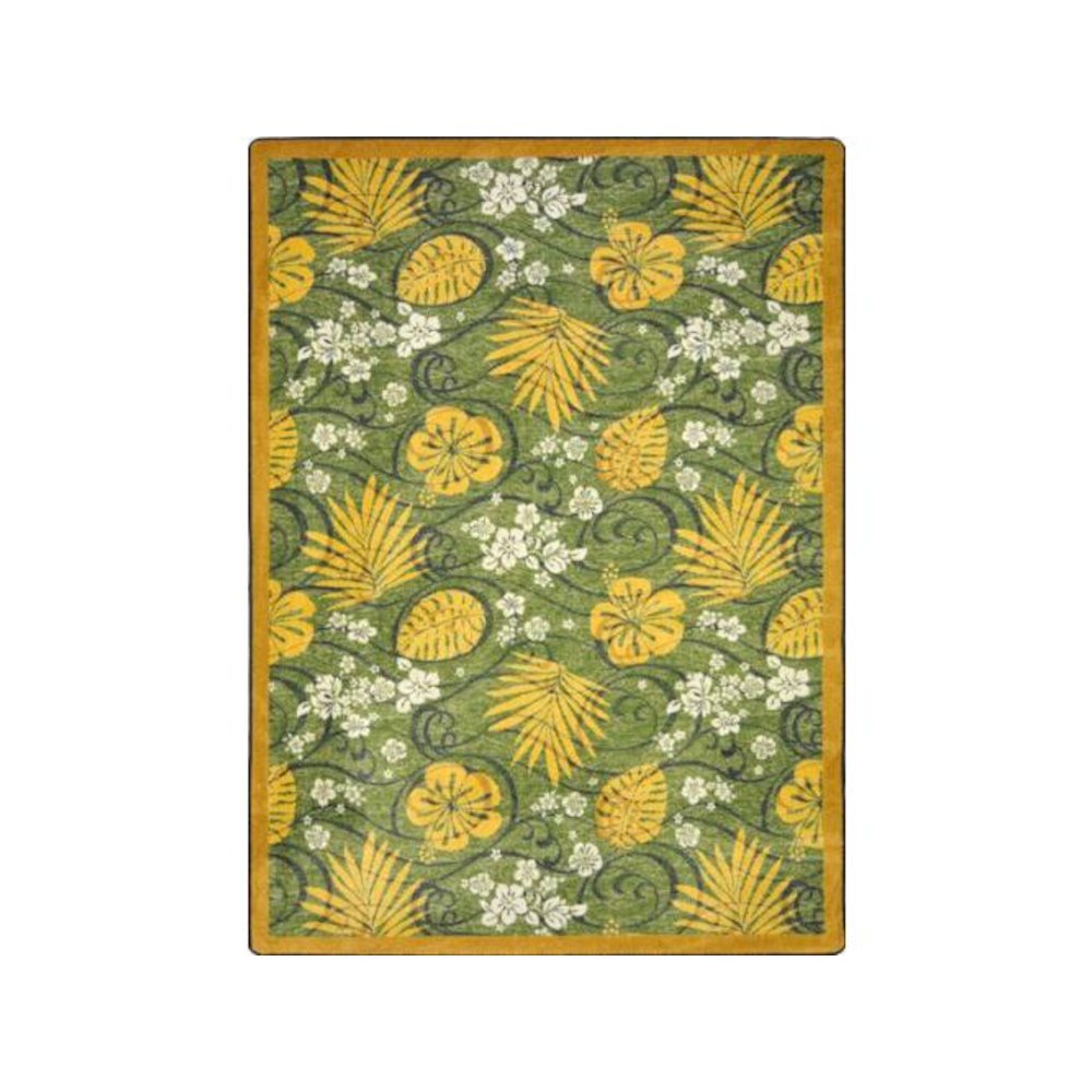 Kaleidoscope Trade Winds 5'4" x 7'8" Area Rug in Color Bamboo. Picture 1