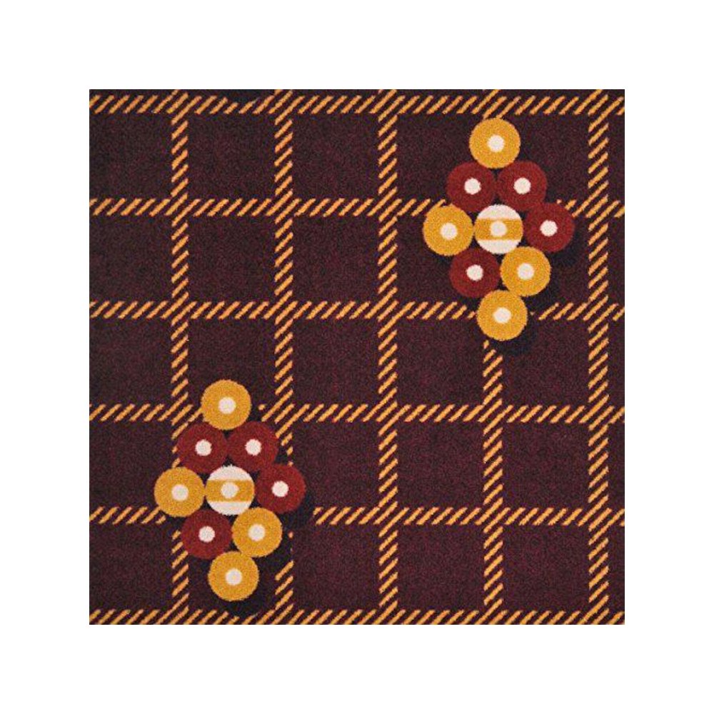 Games People Play Roll the Dice 7'8" x 10'9" Area Rug in Color Burgundy. Picture 1