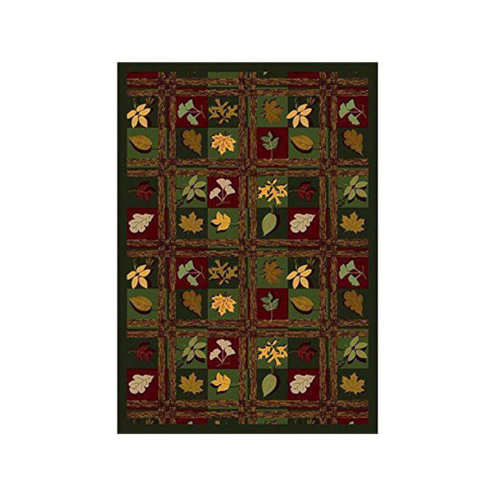 Kaleidoscope Woodland Trail 5'4" x 7'8" Area Rug in Color Multi. Picture 1