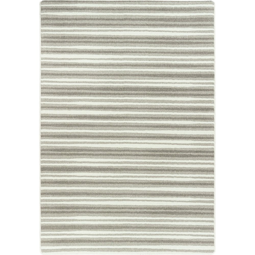 Claremont Kids Between the Lines 3'10" x 5'4" Area Rug in Color Linen. Picture 1