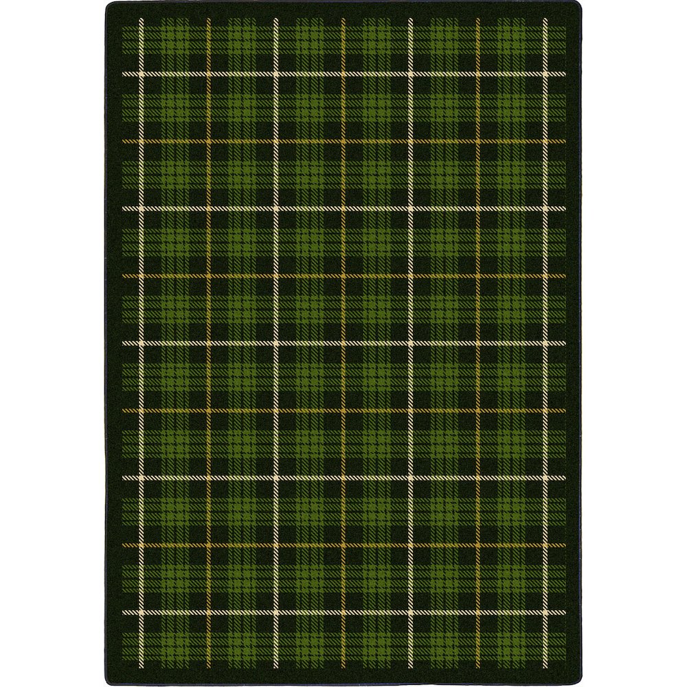 Kaleidoscope Bit O' Scotch 3'10" x 5'4" Area Rug in Color Pine. Picture 1