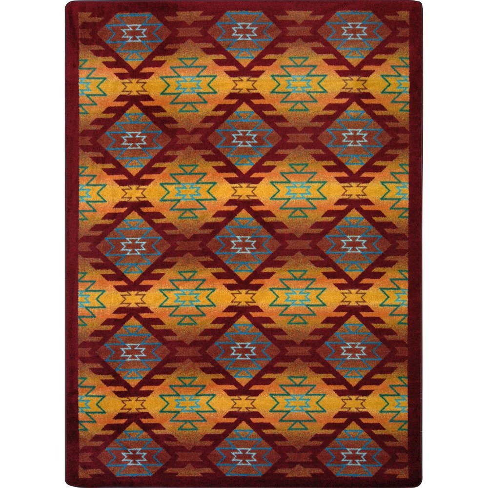 Kaleidoscope Canyon Ridge 3'10" x 5'4" Area Rug in Color Mesa Sunset. Picture 1