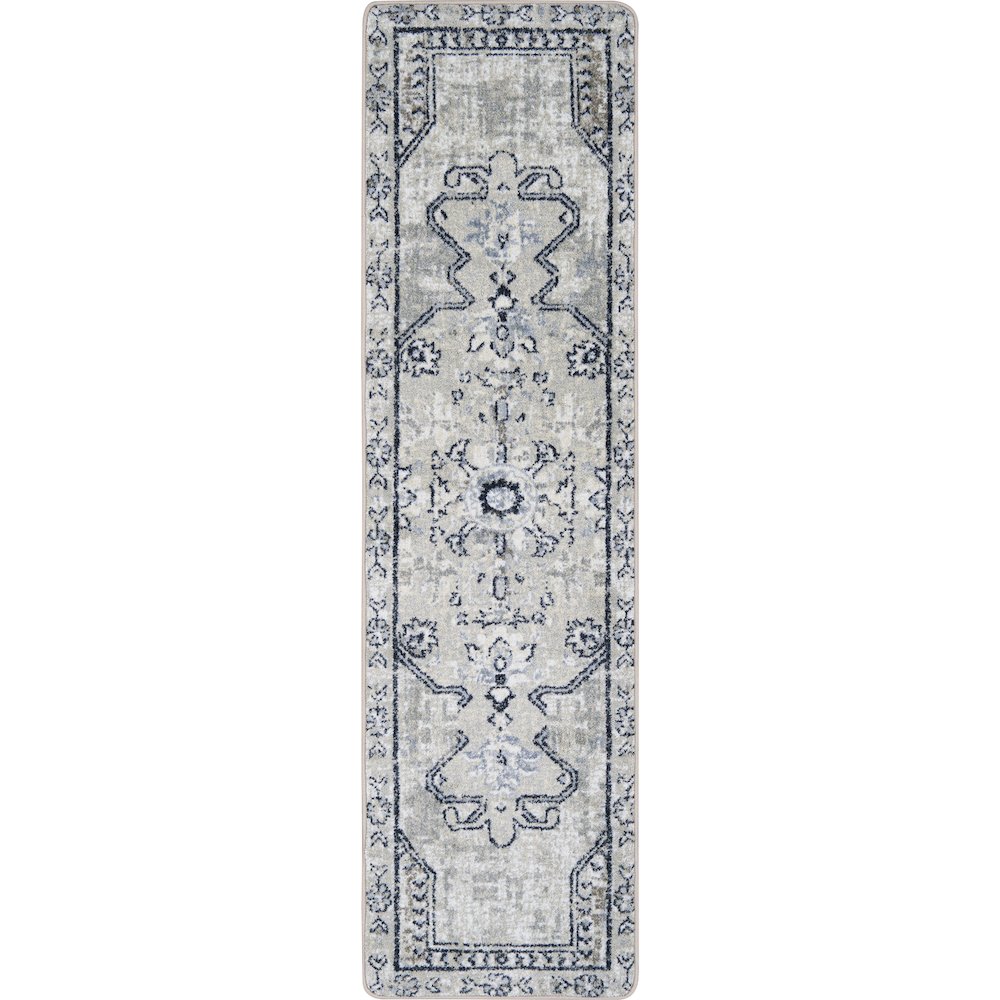 Canyon Tapestry 2'1" x 7'8" Runner Area Rug in Color Sandstone. Picture 1
