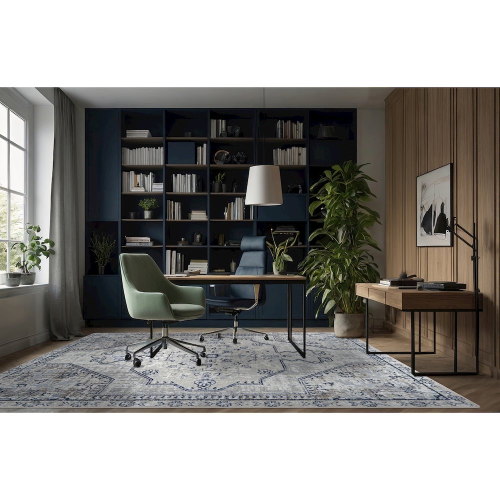Canyon Tapestry 3'10" x 5'4" Area Rug in Color Sandstone. Picture 5