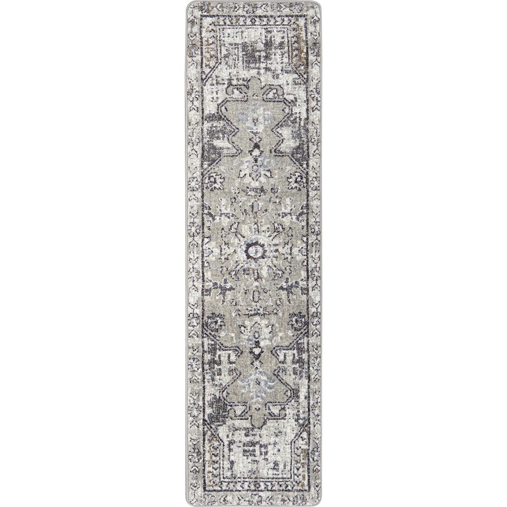 Canyon Tapestry 2'1" x 7'8" Runner Area Rug in Color Twilight. Picture 1