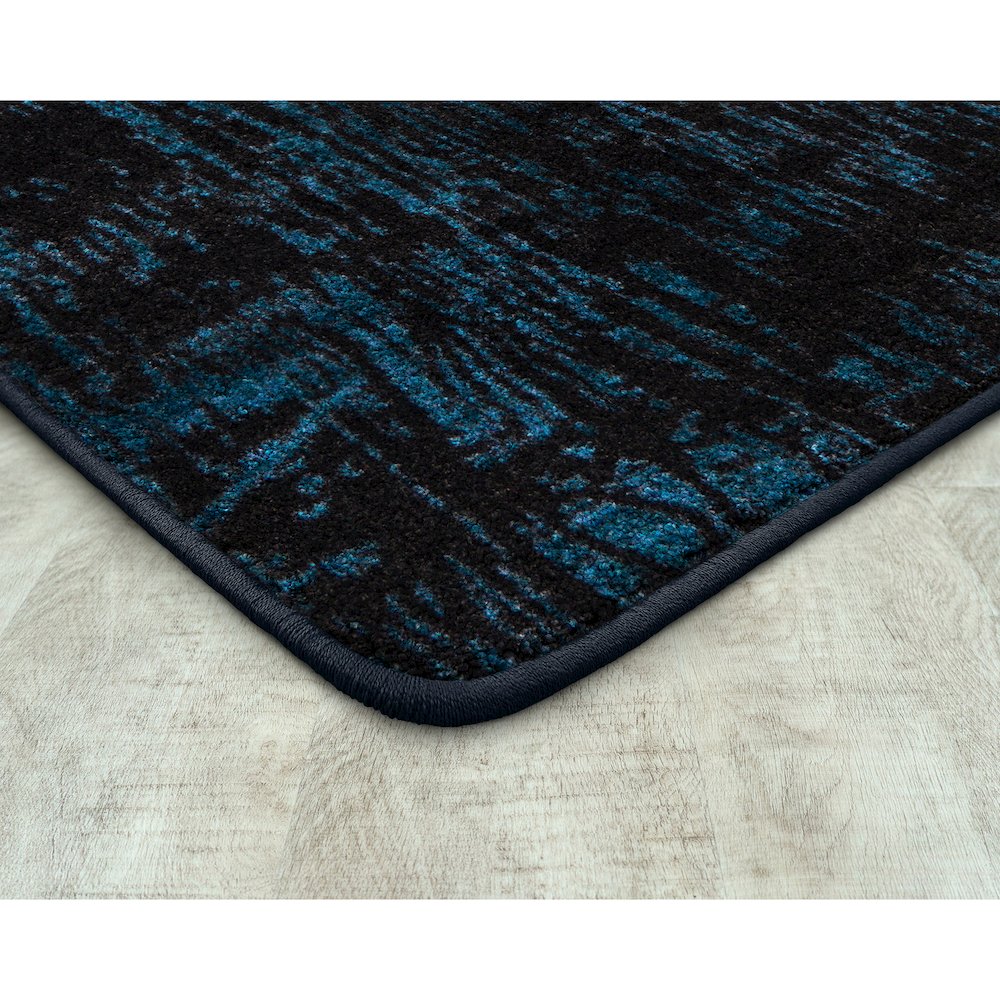 Kid Essentials Coastal Canvas 3'10" x 5'4" Area Rug in Color Deep Water. Picture 2