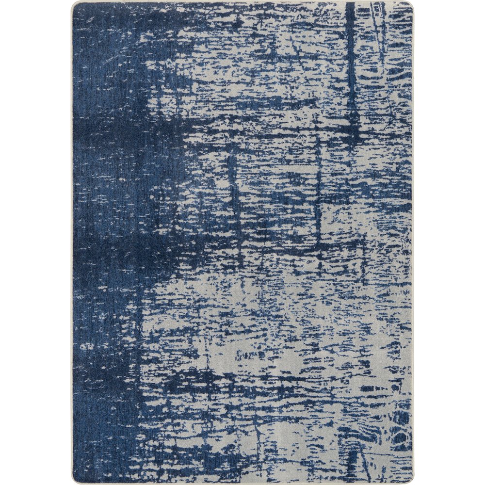 Kid Essentials Coastal Canvas 3'10" x 5'4" Area Rug in Color High Tide. Picture 1