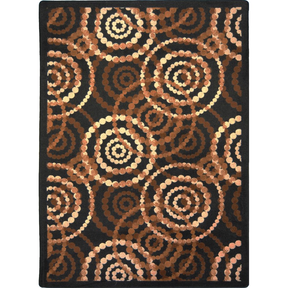 Kid Essentials Dottie 3'10" x 5'4" Area Rug in Color Desert. Picture 1