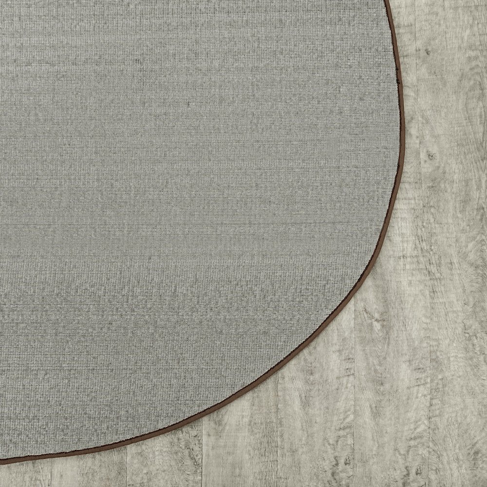 Kid Essentials Endurance 6' x 9' Oval Area Rug in Color Brown. Picture 5
