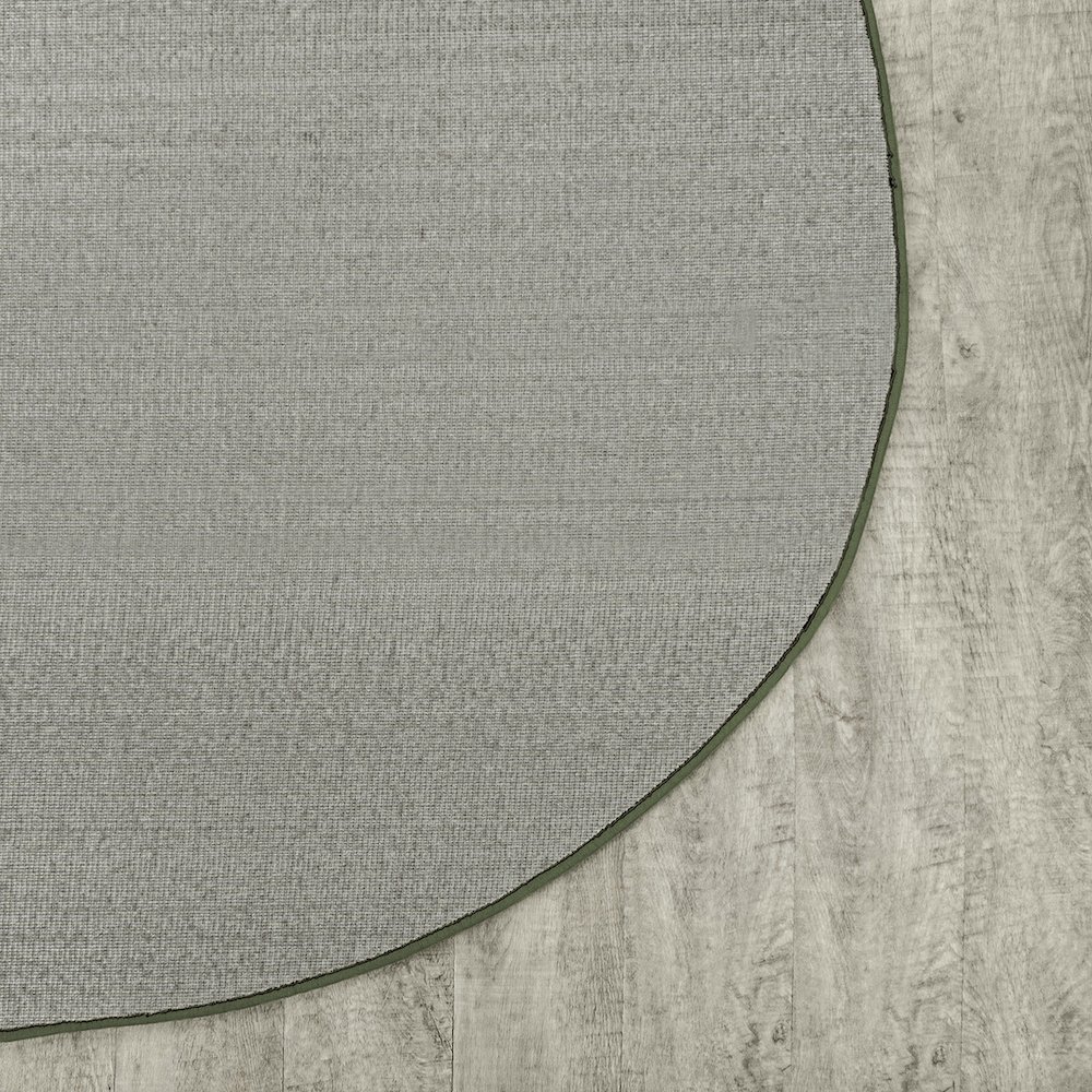 Kid Essentials Endurance 6' x 9' Oval Area Rug in Color Sage. Picture 5